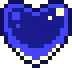 bluespinningpixelheart