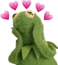 Kermit_with_hearts_around_h