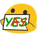 Blob Yay Discord Emoji