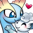 Amaura_Vulpix_Hug_112x112 Discord Emoji