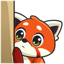 red_panda_lurk Discord emoji