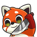 red_panda_knife Discord emoji