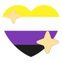 pridenonbinaryheart