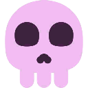 pink_skull Discord emoji