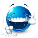 laughing