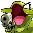 hp_axew_gun custom emote - Hell's . Paradise . OwO . PokéTwo