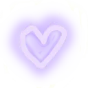 PRXheartglowingpurple2