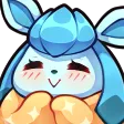 Glaceon_snuggle Glaceon_snuggle