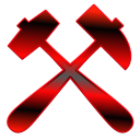 Discord_staff_black_red Discord emoji