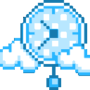 Blue Clock Discord Emoji