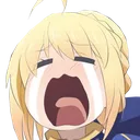 Saber Cry Discord Emoji