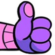 plum_thumbs_up_
