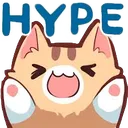 Neko Hype Discord Emoji