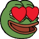 Pepe Hearteyes Discord Emoji