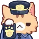 Neko Cop Discord Emoji