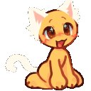 5_WhiteCatTailStim Discord Emoji
