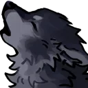 9_BlueWolfHowl Discord Emoji