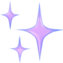 Purple Sparkles Discord Emoji