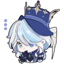 Furina_thinking Discord Emoji