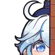 Furina Peek Discord Emoji