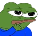 Pepo Think PepoThink Discord Emoji