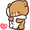 hugging