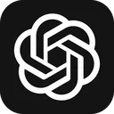 ChatGptLogowithBlackBackground
