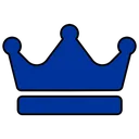 Blue Crown BlueCrown Discord Emoji