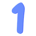 9455pastelbluenumberone Discord Emoji