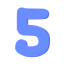 pastelblue_number_five Discord Emoji