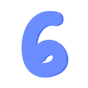 8785pastelbluenumbersix Discord Emoji