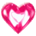 p7xshinyredpinkheart