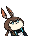 Amiya_Headbanging Discord emoji