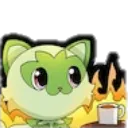 Greencat_this_is_fine