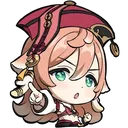 Yanfei Objection Discord Emoji