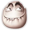 Trollface Smile Discord Emoji