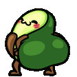 Avocado_Animated_Twerk_Emote_112 Discord Emoji