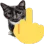 middlefingercat