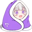 Emilia_blanket Discord Emoji