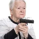 grandmawithagunthreatened