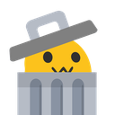BlobTrash Discord emoji