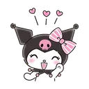 Kuromi_happy2 Discord Emoji