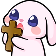 bunny_HoldingCross_112px Discord emoji