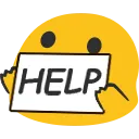 Blob Help Discord Emoji