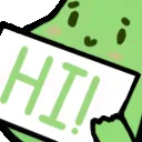 Blob Hi Discord Emoji