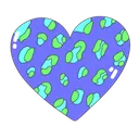 Y2K_Cheetah_Print_Heart