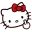 onelove_hellokittymiddlefinger