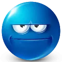 blue_unimpressed Discord Emoji