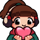 LofiGirlGiveHeart