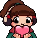 LofiGirlGiveHeart